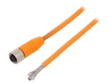 Cablu Conectare Lumberg Automation M12 4 Pini 5m IP67 PVC Portocaliu