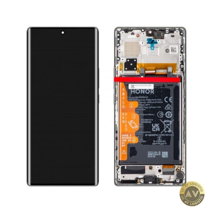 Display cu Touchscreen Motorola Edge 40 Pro cu Rama Negru (Interstellar Black) Swap 5D68C22010