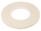 Bandă Dublu Adezivă Albă 9mm x 11m x 1mm