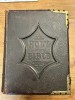 Biblia / Biblie veche , 1870 , engleza , 6 kg , 34 x26x9 cm , coperta piele
