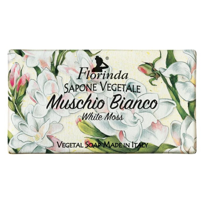 Sapun Vegetal cu Mosc Alb Florinda 100 grame La Dispensa