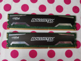 Memorie Ram Crucial Ballistix Sport 16 GB (2 x 8) 1600Mhz DDR3., DDR 3, 1600 mhz