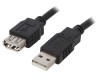 Cablu Bq Cable USB 2.0 A-A, 3m Negru, Dublu Ecranat, UL 2725
