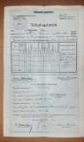 D935-Act vechi Scoala AUSTRIA 1901-1907 semnatura personala oficiala.
