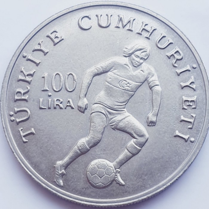 3213 Turcia 100 Lira 1982 World Cup km 951