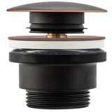 Dop pentru lavoar universal klik-klak Rea Old Black