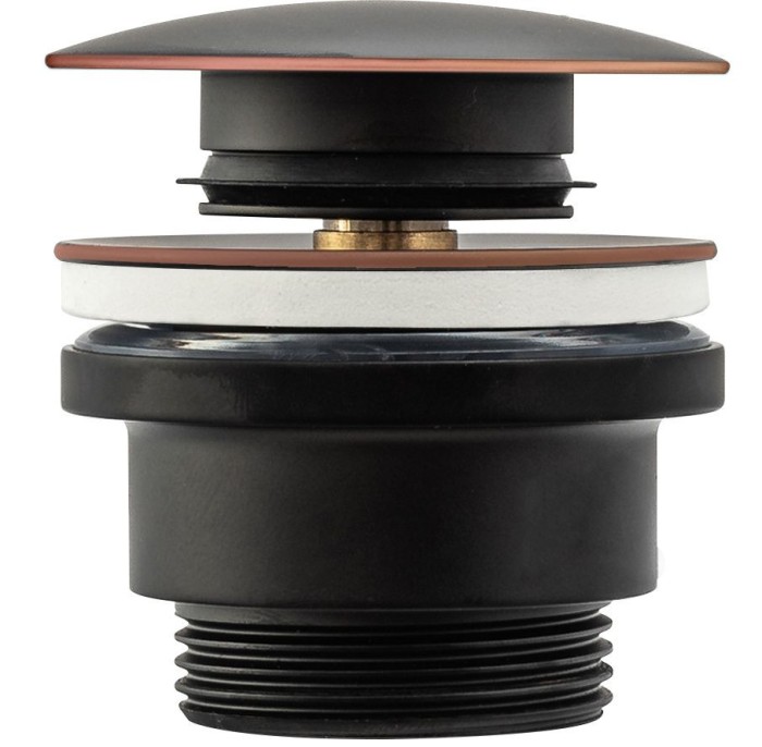 Dop pentru lavoar universal klik-klak Rea Old Black