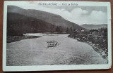 Carte postala, Piatra Neamt, pluta pe Bistrita, 1930