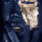 Tablou canvas Make-up auriu-blue4, 40 x 60 cm