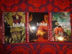 Biblia 3 volume raftul de cultura generala foto
