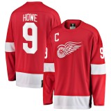 Detroit Red Wings tricou de hochei #9 Gordie Howe Breakaway Heritage Jersey - L