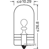 Set 2 Becuri 12V Wy5w Original Blister Osram 79667 2827NA-02B