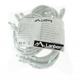 Cumpara ieftin Set 10 cabluri retea-patchcord CAT6 FTP, Lanberg 43614, 2 X RJ45, lungime 1m, AWG26, 10Gb s-250MHz, de legatura retea, ethernet, gri
