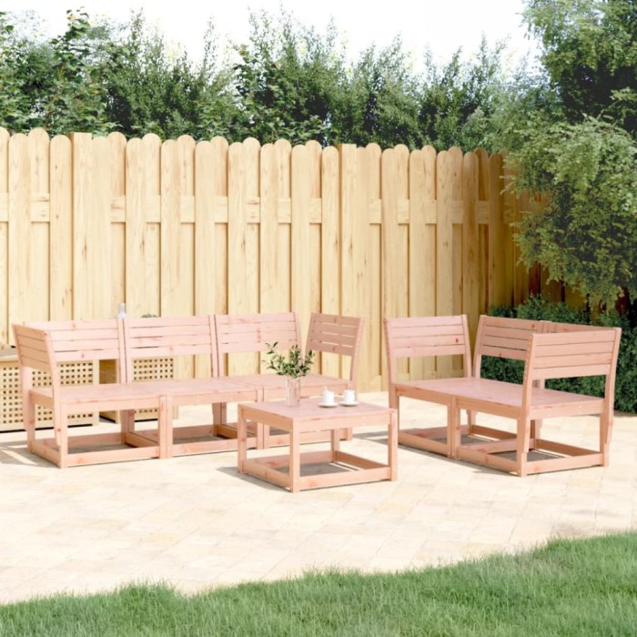 vidaXL Set mobilier de grădină cu perne, 5 piese, lemn masiv douglas 3216998