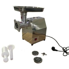 Masina electrica de tocat carne Profesionala MK12 Motoyama&ndash; 4500 W, Otel Inox, Accesorii Incluse