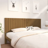 Tablie de pat, maro miere, 205,5x4x100 cm, lemn masiv de pin GartenMobel Dekor, vidaXL