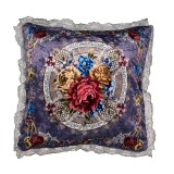 Cumpara ieftin Fata perna decorativa textil multicolor Flowers 55x55 cm