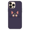 Husa compatibila cu Apple iPhone 14 Plus model Sailor Moon Luna, Silicon, TPU, Viceversa, Transparent, Carcasa