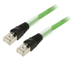 Patch cord S/FTP Cat 6a RJ45, 2 m, verde