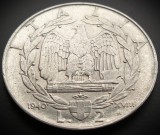 Moneda istorica 2 LIRE - ITALIA FASCISTA, anul 1940 * cod 104, Europa