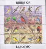 Timbre cu păsări din Lesotho, Nestampilat