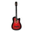 Chitara Clasica Lemn Ideallstore 4/4, 95cm, Rosu, Tei, Incepatori, 13+ ani