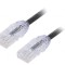 Patch Cord Cat6a U/UTP Negru 5m 28AWG LSZH