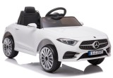 Masina electrica pentru copii, Mercedes C Class, CLS 350, 2 motoare, LeanToys, 5177, alba