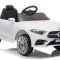 Masina electrica pentru copii, Mercedes C Class, CLS 350, 2 motoare, LeanToys, 5177, alba