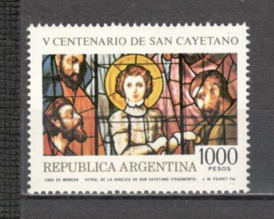 Argentina.1981 500 ani nastere Sf.Cajetan-Vitraliu GA.276 foto