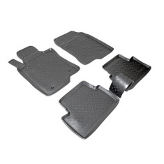 Set de 4 covorase cauciuc 3D stil tavita premium pentru Honda Accord VIII din 2008-2015