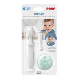 Set periute de dinti din silicon pentru antrenament BabyCare REER 79253 Children SafetyCare