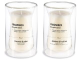 Cumpara ieftin Set 2 lumanari parfumate in borcan &Oslash; 10 cm x 15 H