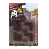 Protectie Colturi Mobila, din Spuma, Cutie 4 buc, negru