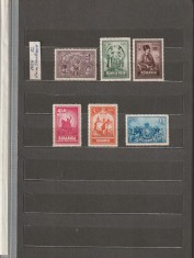 ROMANIA 1929 LP 82 - 10 ANI DE LA UNIREA TRANSILVANIEI SERIE MNH, NESTAMPILATA
