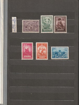 ROMANIA 1929 LP 82 - 10 ANI DE LA UNIREA TRANSILVANIEI SERIE MNH, NESTAMPILATA foto