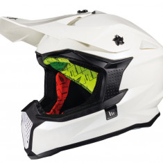 Casca Enduro MX MT Falcon Solid A0 White