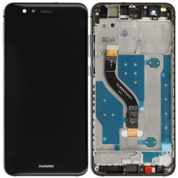 Huawei P10 Lite (WAS-L21) Capac frontal modul display + LCD + digitizer negru foto