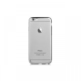Husa iPhone 6 Plus Devia Silicon Glitter Soft Silver (margini electroplacate)