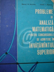 Probleme de analiza matematica pentru concursurile de admitere in invatamantul superior foto