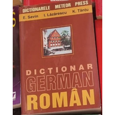 E. Savin, I. Lazarescu, K. Tantu - Dictionar German-Roman