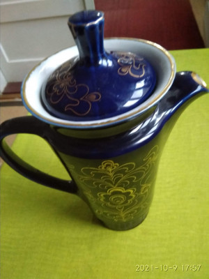 Portelan Cobalt, deosebit ceainic foto