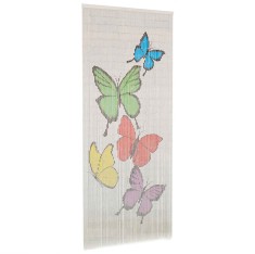 Perdea de u?a pentru insecte, 90 x 200 cm, bambus foto