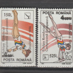 1994 ROMANIA GIMNASTICA serie 2 val. cu ST (eroare-cOmpioana) LP.1355 MNH**