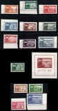 Iugoslavia Yugoslavia 1951, Mi #644-652 + 653 + Bl 5 + 689-692, Posta Aeriana, avion, vederi, ZEFIZ, MNH, cota 325 &euro;!