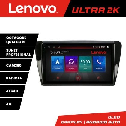 Navigatie Skoda Rapid Seat Toledo 2013+ Android radio gps internet 8 core QLED Qualcomm 4+64 360 Lenovo v1 CarStore Technology