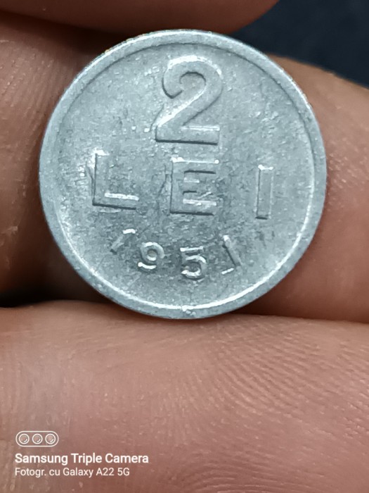 2 lei 1951 eroare aluminiu