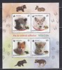 Fauna - Pui de animale sălbatice, bloc de 4 timbre, 2012, LP 1960a, MNH, Nestampilat