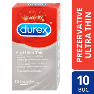 Prezervative Durex Feel Ultra Thin 10 buc foto