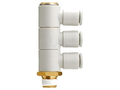 Conector Push-in 90&amp;deg; filet exterior foto